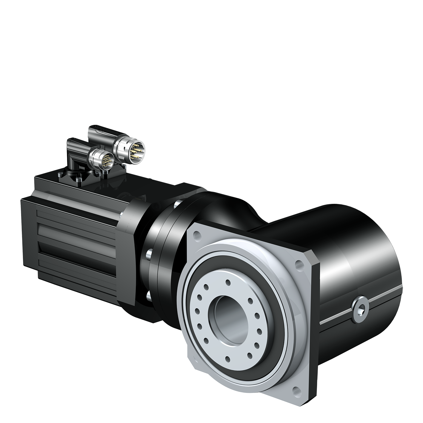 helical bevel geared motor